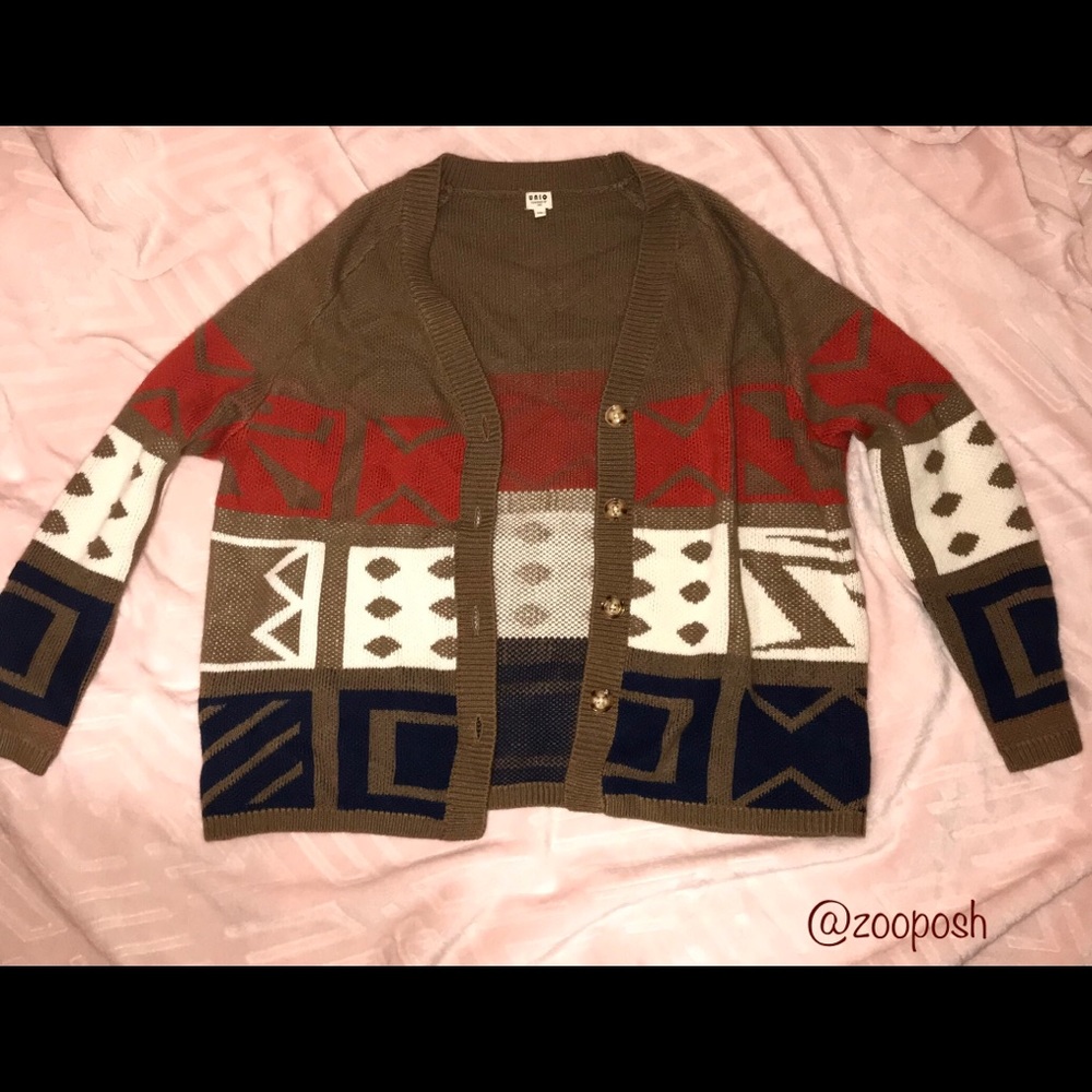 Button-Up Sweater